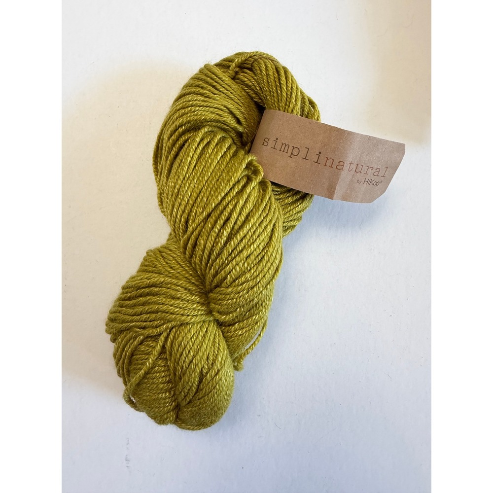 New HiKoo Simplinatural Yarn Grassy Greenl Alpaca Merino Silk Blend Luxury Soft